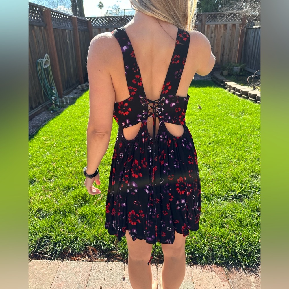 Dark Floral Dress
